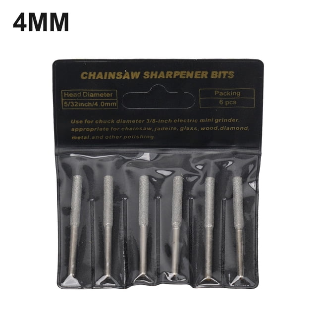 BTOER Sharpening Head Chainsaw Sharpener 4.0mm 4.8mm 5.5mm For Sharpening Chain Saw Rotary Tools Accessory Metal Polishing Tool