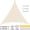 Cream, variant on 3×4×5M Right Angle Triangle Shade Sail with Hardware Kit Waterproof Oxford Sun Canopy for Patio Garden Pool