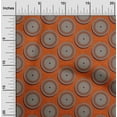 thumbnail image 2 of oneOone Rayon Orange Fabric Asian Block Diy Clothing Quilting Fabric Print Fabric By Yard 56 Inch Wide-7E, 2 of 4