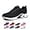 Black, variant on Unisex Orthopedic Sneakers - Comfortable, Breathable Mesh & Air Cushion | Ideal for Casual Walking & Daily Use