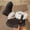 Coffee, variant on Women's Winter Boots Zip-Up Ankle-High Faux Suede Insulated Chunky Sole Round Toe Warm Cozy Tassel Detail 36