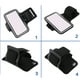 thumbnail image 3 of Conjunto de cinturón para teléfono móvil, bolsa de brazo para teléfono celular, paquete de banda, bolsa de almacenamiento para equipo deportivo para correr al aire libre (verde), 3 of 6