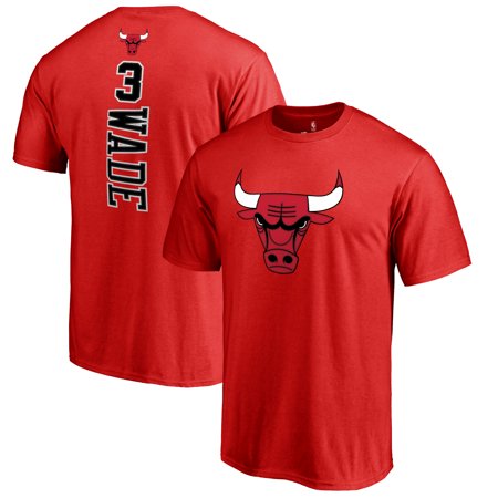 Dwyane Wade Chicago Bulls Backer Name & Number T-Shirt -