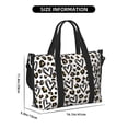 thumbnail image 2 of Travel Duffle Bag Heart leopard print Travel Tote Bags Carry on Luggage Waterproof Weekender Bags with Top Handle Adjustable Shoulde Strap for Travel Gym, 2 of 5