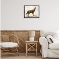 thumbnail image 4 of Stupell Industries Farmhouse Forest Pattern Wolf Black Floating Frame Canvas Art, 21 x 17, by Amber Sterling, 4 of 8