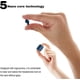thumbnail image 2 of bluetooth earphone black, mini earphone, 2 of 5