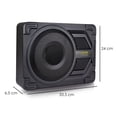 thumbnail image 2 of Subwoofer 10puLG Amplificado Steelpro Nano1000 1000w Color Negro, 2 of 5
