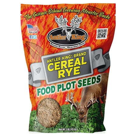 Antler King Cereal Rye Plant Seeds, Protein 20%-25%, Ideal pH 6.0+