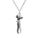 thumbnail image 1 of Collar de abrazo para parejas, collar de amantes de abrazo, collares de plata para mujeres, collar de parejas de abrazo, regalos de joyería oso de fresa Hogar, 1 of 5
