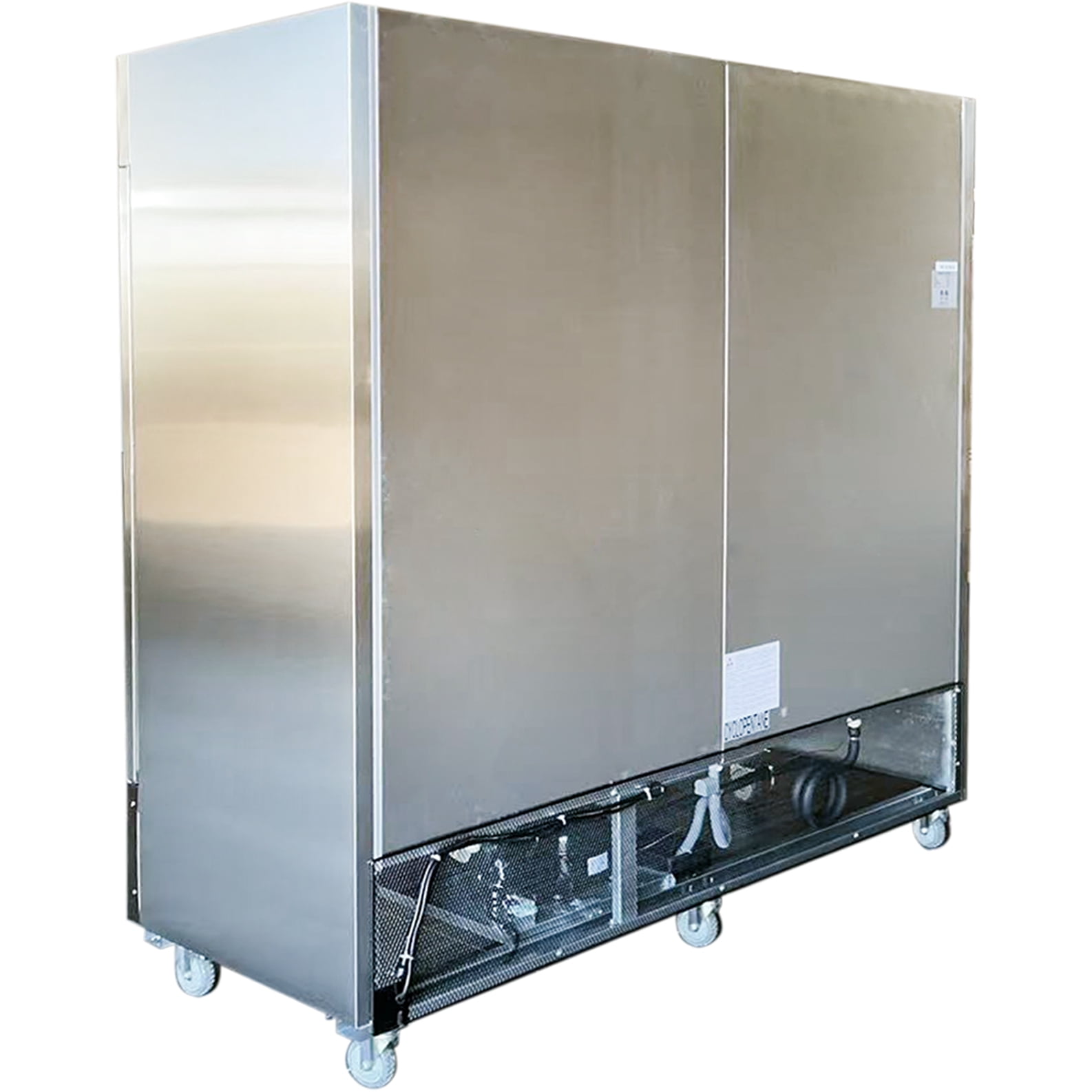 82" Wide Commercial Reach-In Refrigerator, 60.8 Cu. Ft. Capacity – Stainless Steel, NSF Certified