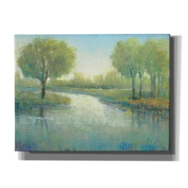 Epic Graffiti 'Winding River II' by Tim O'Toole, Canvas Wall Art, 16"x12"