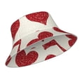 thumbnail image 2 of Bingfone Love Bucket Hat For Men Women,Packable Reversible Printed Sun Hats,Fisherman Outdoor Travel Hiking Beach Caps, 2 of 9