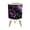 Color 2, variant on Small Trash Can with Lid Elegant Purple Gold Floral Peony Dark 1.8 Gallon Dog Proof Trash Can Round Garbage Can Waste Bin Wastebasket for Bathroom Bedroom Living Room