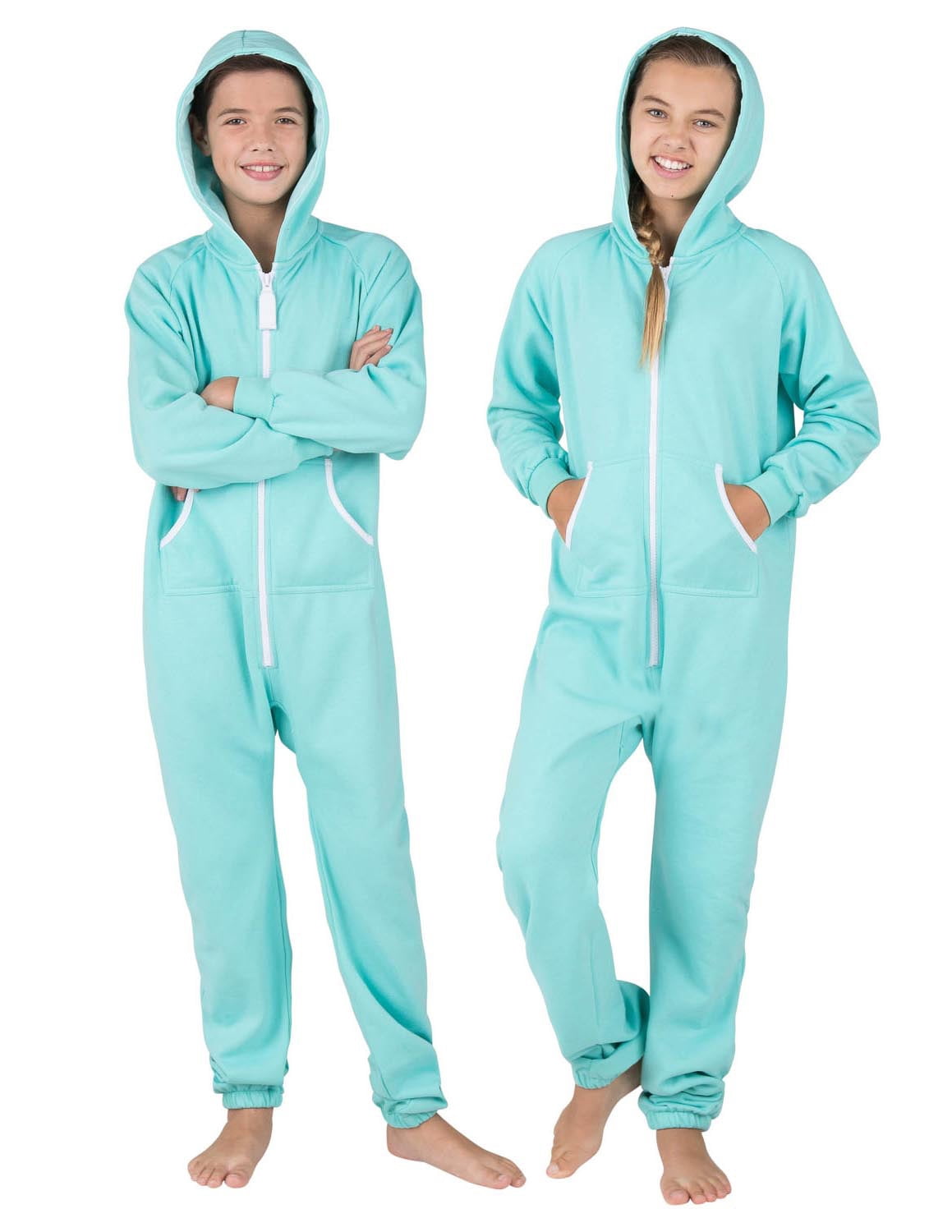 footless one piece pajamas