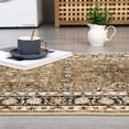 thumbnail image 3 of Washable Rug Runner Vintage Rug Traditional Rug Non-Slip Grey Runner Rugs with Rubber Backing Low-Pile Ultra-Soft Distressed Rug for Kitchen Bedroom 2x6/5x7/6x9/8x10/9x12, 3 of 7