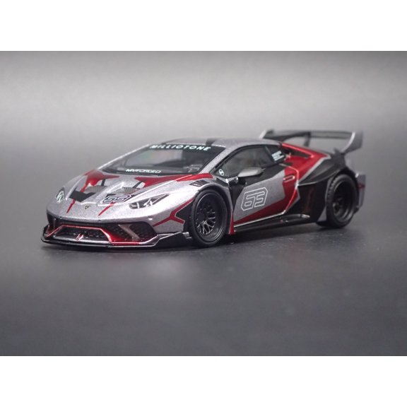 Open Box 2019-2024 LAMBORGHINI HURACAN GT LB WORKS 1:64 SCALE DIECAST MODEL CAR