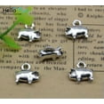 thumbnail image 4 of U8MO Wholesale retro Jewelry Making DIY Cute Little Pig alloy charm pendant 12x10mm-60pcs, 4 of 4