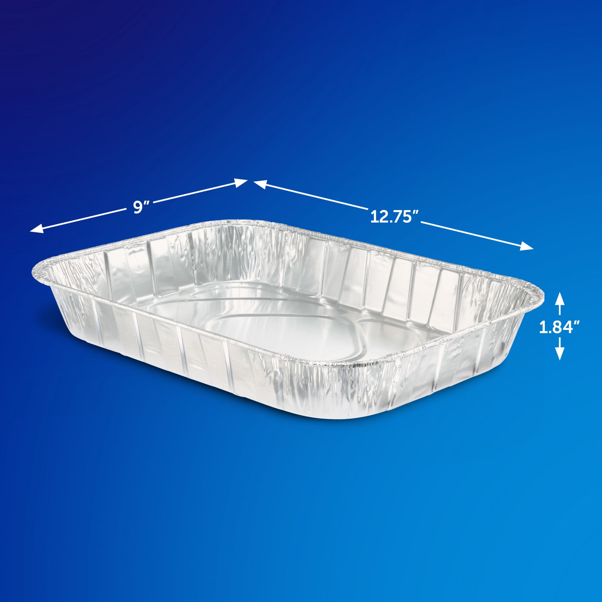 EZ Foil Cake Pans, 13x9 Inch, 3 Count