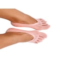 thumbnail image 3 of 4 Pairs Women's Toe Socks|5 Finger Socks|No Show Socks | Girl Low Cut Socks| Toe Socks, 3 of 6