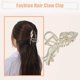 thumbnail image 5 of Unique Bargains 2 pinzas de pelo de metal con flores para mujer, lindas pinzas de garra, accesorios para el cabello antideslizantes, tono dorado y negro, 5 of 7