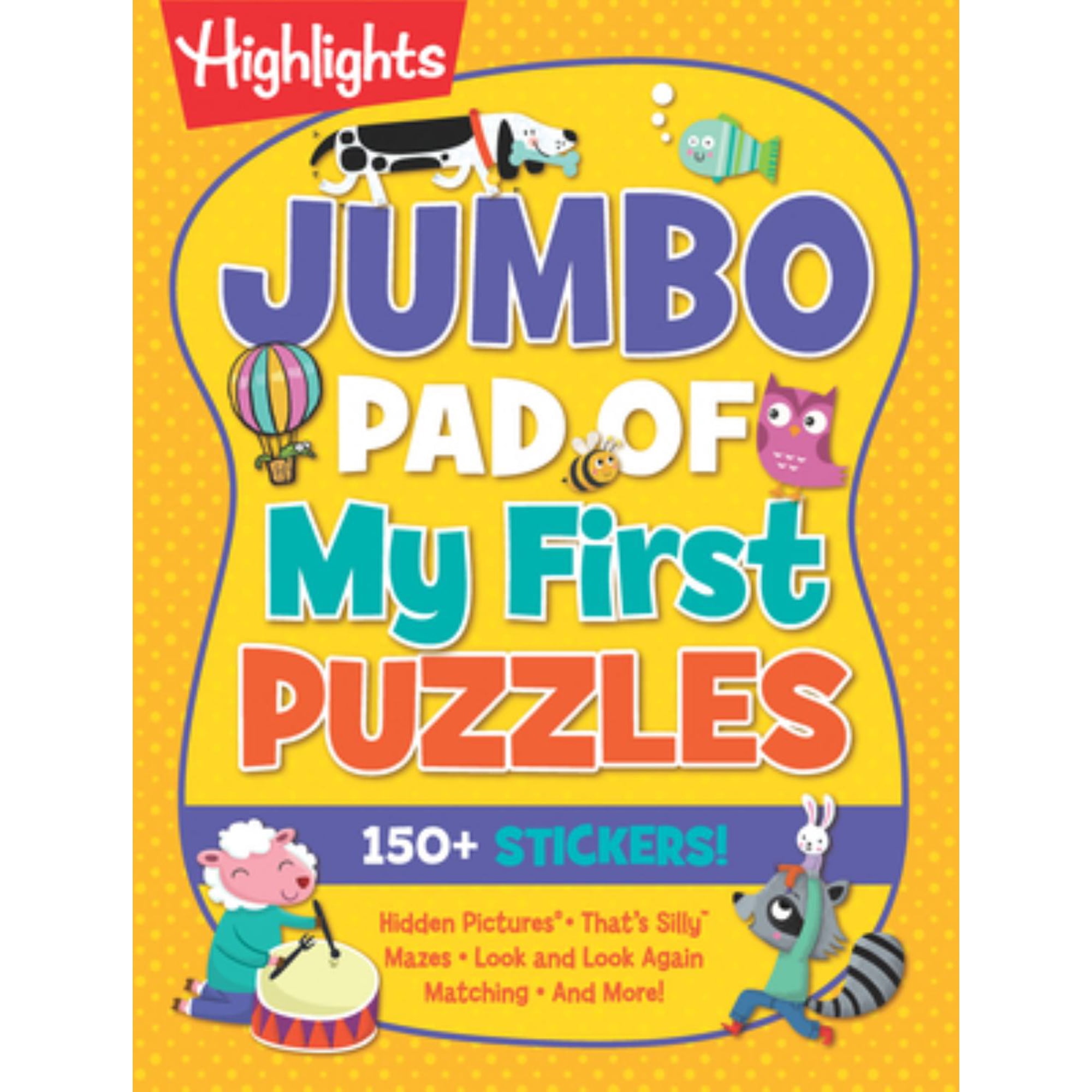 Jumbo Pad of My First Puzzles (Paperback)