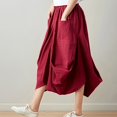 thumbnail image 6 of EDFBUYKRS Female Skirts Long Maxi Skirt Set for Women Women's Skirt Ethnic Style Cute Loose Skirt, 6 of 9
