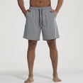 thumbnail image 5 of YUSHOW Men's Athletic Shorts Mesh Workout Gym Activewear 5'' Inseam Shorts with Pockets,L, 5 of 8