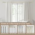 thumbnail image 5 of Widyana Gold Curtain Rods for Windows 5/8" Diameter 30 to 62 inches with Adjustable Brackets, 5 of 7