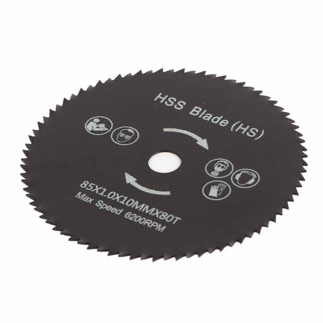 Wood Cutting Disc,85mm 80T Teeth Stainless Circular Saw Blade Cutting Blade Disc Highly Versatile