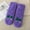 Purple, variant on Women's Cute Lambswool Socks, Extra Thick, Warm Sleep Socks, Fleece Lined, Extra Thick, Cartoon Embroidered Floor Socks for Christmas Gift and Home. Purple