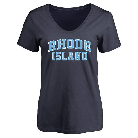 Women's Navy Rhode Island Rams Everyday T-Shirt