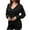 Black, variant on Women's Fashion Criss Cross Pullover Sweater V Neck Long Sleeve Sweaters Casual Front Slit Cable Knit Tops Ribbed Knit Jumper Tops Y2k Clothes