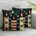 thumbnail image 3 of 4th of July Firecracker Lumbar Throw Pillow Cover,Patriotic Pillows Independence Memorial Day Cushion Case for Sofa Couch, 3 of 5