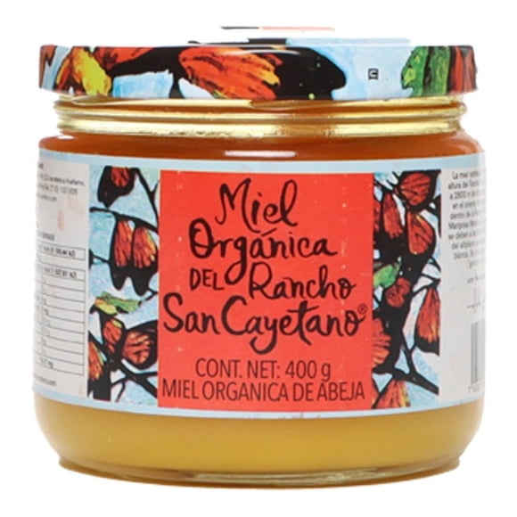 Miel Rancho San Cayetano orgánica 400 g