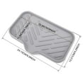thumbnail image 3 of AQITTI Cooking Utensils Silicone Kitchen Sink Tray Soap Tray Soap Dish Holder Sponge Holder with Built In Drain Lip Countertop Sink Kitchen Organizer Tray for Dish Soap/Sponge/Brush, 3 of 9