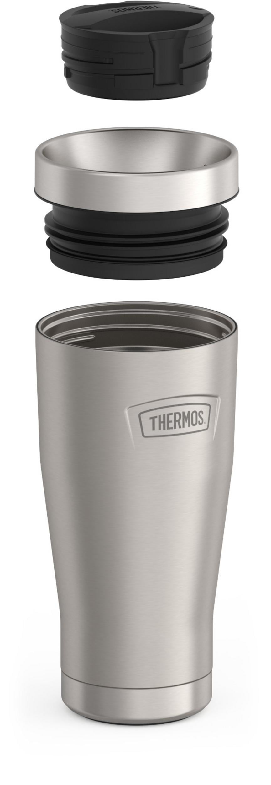 Thermos Steel Vacuumware Tumbler - Silver/Black, 16 oz - Ralphs