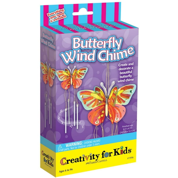 Creativity for Kids - Carillon de Vent Papillon Mini Kit d'Artisanat