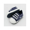 thumbnail image 4 of Newborn Infant Baby Anti-slip Soft Sole Prewalker Star Canvas Shoes, 4 of 4