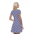 thumbnail image 2 of Women’s A Line Victorian Summer Dress, Retro Triangle Arrangement, Cross Wrap V Neck, 6 Sizes, by Ambesonne, 2 of 2