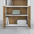 thumbnail image 4 of Bush Business Furniture Jamestown 5 Shelf 66H Bookcase Fresh Walnut/White JTB136FWWH, 4 of 7
