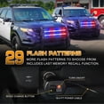 thumbnail image 4 of ZheElen 2pcs/set First Responder Construction Vehicles Safety LED Light Strip 70 Inches Red+Blue, 4 of 6