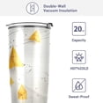 thumbnail image 4 of SKYSONIC Aircraft Tumbler Stainless Steel Double Wall Vacuum Reusable Insulated Mug with Straw and Built-in Coaste for Cold and Hot Beverages, 20oz, 4 of 7