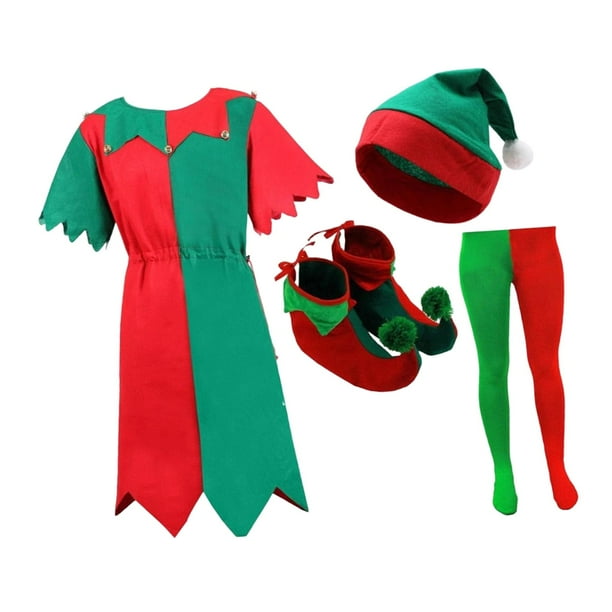 Disfraz de elfo navideño para adultos, túnica superior para fiesta, actuación, juego de rol SG