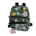 thumbnail image 2 of Justice Pet Nylon Camo Wastebag Dispensing Backpack Harness, Green Camo, Xsmall/Small, 2 of 6