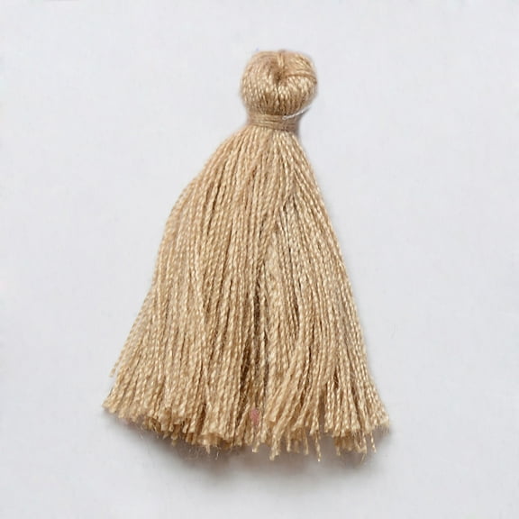 50pcs Handmade Cotton Tassel Decorations Pendant Decorations Wheat 29~35mm