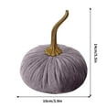 thumbnail image 3 of Meggemo Velvet Pumpkins Fall Decor, Handmade Velvet Pumpkins Decor, Stuffed Fabric Pumpkins for Decorating Fake Pumpkins Harvest Pumpkin, Decorative Pumpkins for Halloween Thanksgiving Decorations, 3 of 5