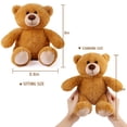 thumbnail image 5 of LotFancy Teddy Bear Stuffed Animal, 5 Pack 10 in Plush Bear Bulk Gifts for Kids, Girls, 5 Color, 5 of 9