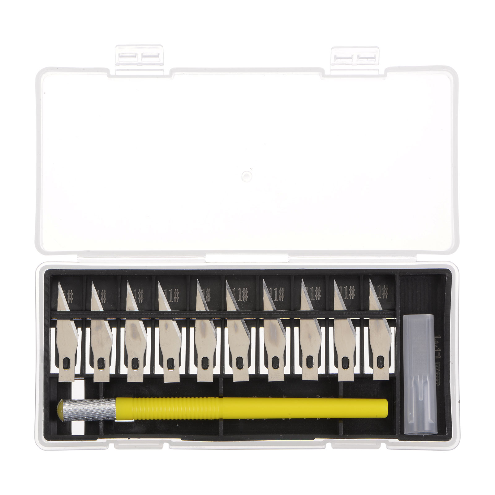 Uxcell 1set Art Craft Knife Kit 1pack Hobby Knife Handle & 10packs
