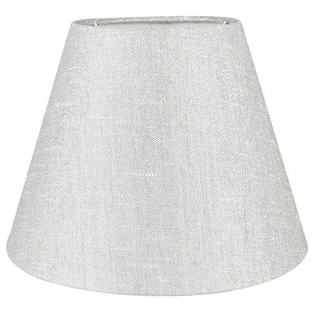 Urbanest Hardback Faux Silk Coolie Lamp Shade 5x9x7 Metallic Image 1 Of
