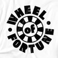 thumbnail image 2 of Popfunk Wheel of Fortune Dark Wheel Women's Boxy Cropped T Shirt, White, Small, 2 of 5